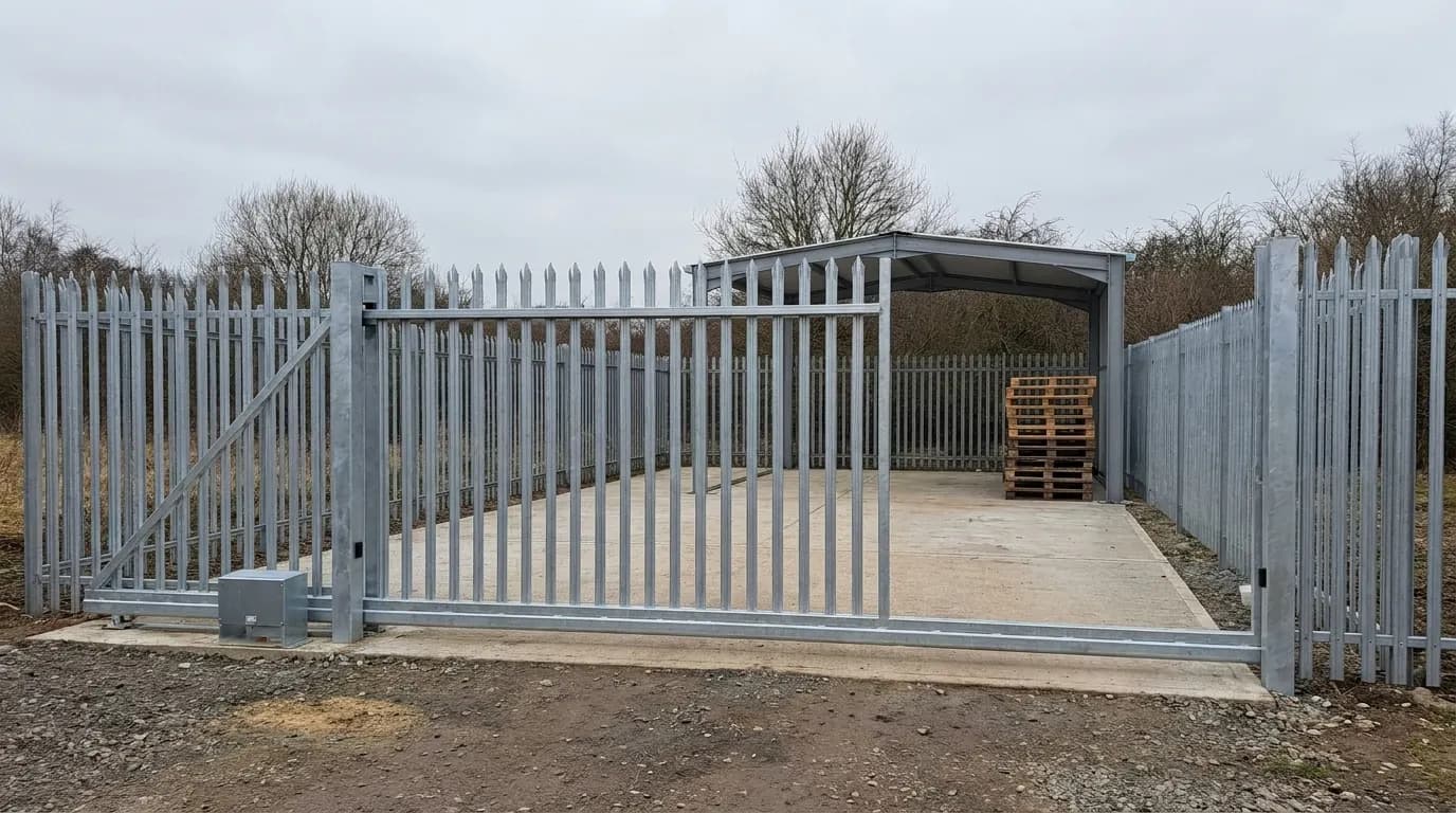 Automated driveway gates of the kind installed and serviced across Greater Manchester